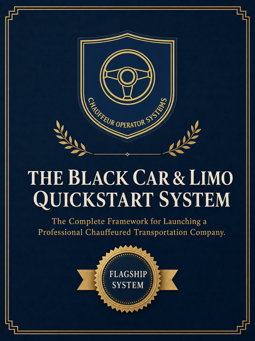 Black Car & Limo QuickStart System cover
